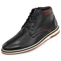 Oxford Esporte Fino Alpha Em Couro Nobre Preto RAV