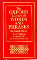 Oxford Library Of Words And Phrases - Pack Of 3 Books: Quotations-Proverbs-word Origins - Oxford University Press - UK