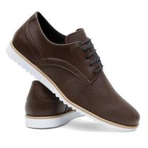 Oxford Masculino 035 Sapato Masculino casual sola de borracha