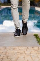 Oxford Masculino Sapato Masculino formal e casual sola de borracha branca