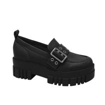 Oxford Quiz 1890 Feminino Fivela Preto Estilo Gótico Moda