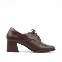 Oxford Salto Bloco Couro Oxford Salto Bloco Couro