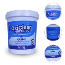 Oxiclean Multiuso com Ação Efervescente 500g Quimivida Limpeza Pisos Azulejos Remove Mau Odor Roupa
