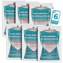 Oxidante de choque de spa sem cloro para banheira de hidromassagem, tratamento sem cloro e choque oxidante aprimorado para banheiras de hidromassagem e spas, pacotes de dose única para facilitar a manutenção e tratamento da banheira de hidromassagem - 6 pacotes Oxidante de choque de spa sem cloro para banheira de hidromassagem, tratamento sem cloro e choque oxidante aprimorado para banheiras de hidromassagem e spas, pacotes de dose única para facilitar a manutenção e tratamento da banheira de hidromassagem - 6 pacotes