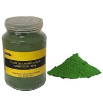 Óxido De Cromo Em Pó Verde Para Lapidar Polir Pedra Vidros e cristal 300g