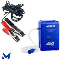 Oxigenador Air Pump Marine P/ Iscas Vivas - 12v Ou Bateria Oxigenador Air Pump Marine P/ Iscas Vivas - 12v Ou Bateria