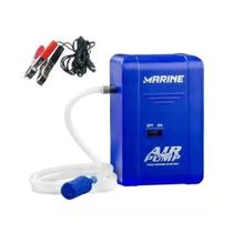 Oxigenador Ms-apa Air Pump Marine Iscas Vivas 12v Ou Pilhas - Marine Sports