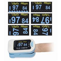 Oximetro Contec digital de dedo pulso oxigenação saturação C/ Curva Oximetro Contec digital de dedo pulso oxigenação saturação C/ Curva