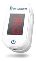 Oxímetro de Dedo Dellamed Portátil Medir Aferir Saturação e Pulso