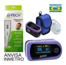 Oximetro De Dedo Digital Com Curva GTECH + Termometro GTECH