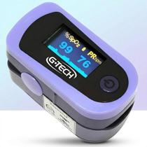 Oxímetro De Dedo Digital G-Tech OLED Graph Com Curva Pletismográfica