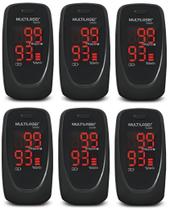 Oximetro de Dedo Medidor de Pulso ANVISA OXYGEN CHECK 6 Uni