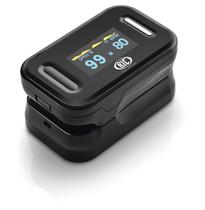 Oxímetro de dedo Pulso Led Bic Preto OLED Enfermagem Saturação Oxigênio Oxímetro de dedo Pulso Led Bic Preto OLED Enfermagem Saturação Oxigênio