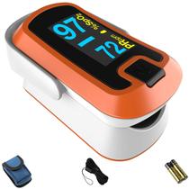 Oxímetro de pulso de dedo Mibest Orange Dual Color OLED CN340 Oxímetro de pulso de dedo Mibest Orange Dual Color OLED CN340