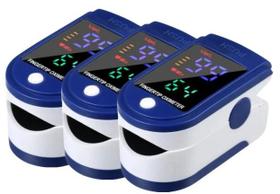 Oxímetro de Pulso Digital de Dedo Medidor Saturação Oxigênio no Sangue Uso Doméstico