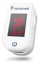 Oxímetro de Pulso Para Dedo Dellamed 5593 Cor Vermelho Branco