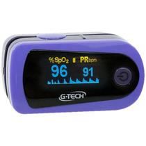 Oxímetro de pulso para dedo G-Tech OXIOLCM roxo