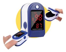 Oxímetro Digital de Dedo Portátil Medidor De Saturação De Oxigênio para Monitoramento Doméstico Esportivo ou Profissional Oxímetro Digital de Dedo Portátil Medidor De Saturação De Oxigênio para Monitoramento Doméstico Esportivo ou Profissional