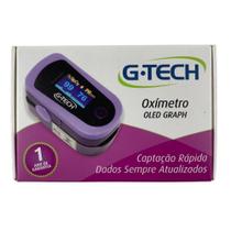 Oxímetro Digital de Pulso Portátil G-Tech Modelo OLED GRAPH