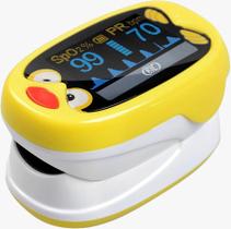 Oxímetro Pediátrico Amarelo Com Curva Plestimográfica BIC Oxímetro Pediátrico Amarelo Com Curva Plestimográfica BIC