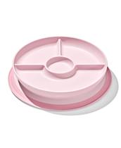 OXO Tot Stick and Stay Suction Divided Plate Blossom OXO Tot Stick and Stay Suction Divided Plate Blossom