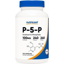 P-5-P 100mg Vitamina B6 Ativa 240 Caps Nutricost