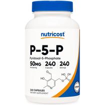 P-5-P 50mg Vitamina B6 Ativa 240 Caps Nutricost