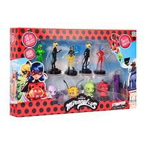 P.M.I. Miraculous Ladybug Stamps for Kids 12 Miraculous Ladybug Stampers de 16 colecionáveis em 1 pacote Papelaria de Joaninha Milagrosa, Carimbadores, Suprimentos para Festa de Aniversário - Cat Noir (Variedade A)