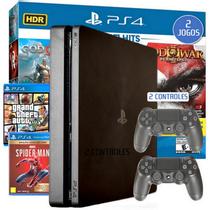 P S 4 Console 2 Controle e Jogos Hdr Full HD