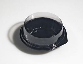 P08 embalagem pote redondo base preta 170ml