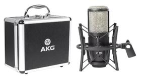 P220 Microfone Condensador Xlr Com Case E Shockmount - AKG