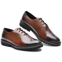 P5001CLA Sapato Masculino Social de couro numeração especial 37/49 whisky P5001CLA Sapato Masculino Social de couro numeração especial 37/49 whisky