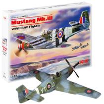P51 Mustang Mk.iii Raf Fighter 1/48 Icm 48123 P-51