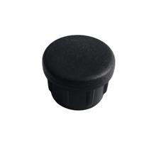 P520 - ponteira redonda 1/2 interna plastica preta (abaulada)