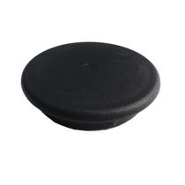 P527 - ponteira redonda 2" interna plastica preta (pouco abaulada)