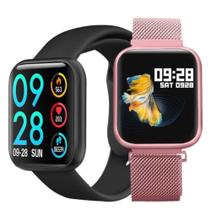 P80 Smartwatch Relógios fitness Mais +Duas pulseiras