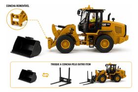 Pá Carregadeira Caterpillar 930K Escala 150 Diecast Masters Miniatura Premium Colecionador Pá Carregadeira Caterpillar 930K Escala 150 Diecast Masters Miniatura Premium Colecionador
