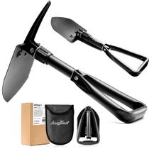 Pá de acampamento dobrável AugTouf 46 cm Military High Carbon