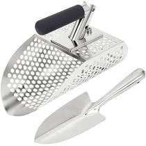 Pá de detecção de metais de aço inoxidável Sand Scoop PAMLIAPY Pá de detecção de metais de aço inoxidável Sand Scoop PAMLIAPY