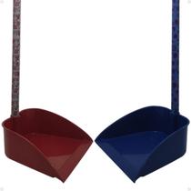 Pá De Lixo De Plástico Com Cabo Longo Pazinha Coletora