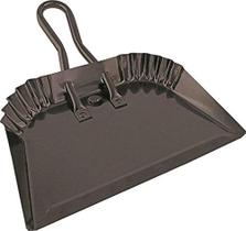 Pá de lixo Edward Tools Black Metal 30 cm em aço pesado