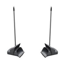 Pá de Lixo Plástica Coletora Cinza - Ref: 9260 - Superpro Bettanin - Kit com 02 unidades