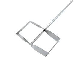 Pá de mistura de argamassa QEP de 60 cm de metal para broca de 1/2"