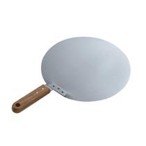 Pá de Pizza Aço Inox Cabo Madeirab 31cm Resistente Pá de Pizza Aço Inox Cabo Madeirab 31cm Resistente