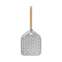 Pá De Pizza Antiaderente De 12 Polegadas Com Cabo De Madeira Para Transferência De Pizza Caseira,