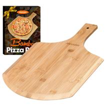 Pá de pizza de 30 cm de bambu natural Pizza Peel Mooues