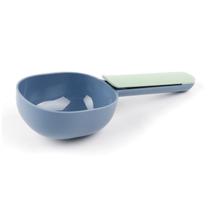 Pá Dosadora de Ração com Clipe Para Pet Oikos Animal AZUL