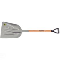 Pá Em Plástico Com Cabo De Madeira 79 Cm Com Empunhadura Plástica Reta Ergonômica