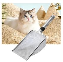 Pá Higiênica De Areia Para Gatos Peneira Coletora Aço Inox Pá Higiênica De Areia Para Gatos Peneira Coletora Aço Inox