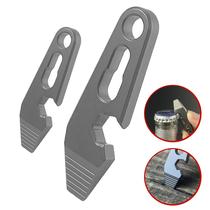 Pá Multifuncional De Titânio EDC, Ferramenta De Abridor De Garrafa, Acessório De Chave, Ferramenta Pá Multifuncional De Titânio EDC, Ferramenta De Abridor De Garrafa, Acessório De Chave, Ferramenta